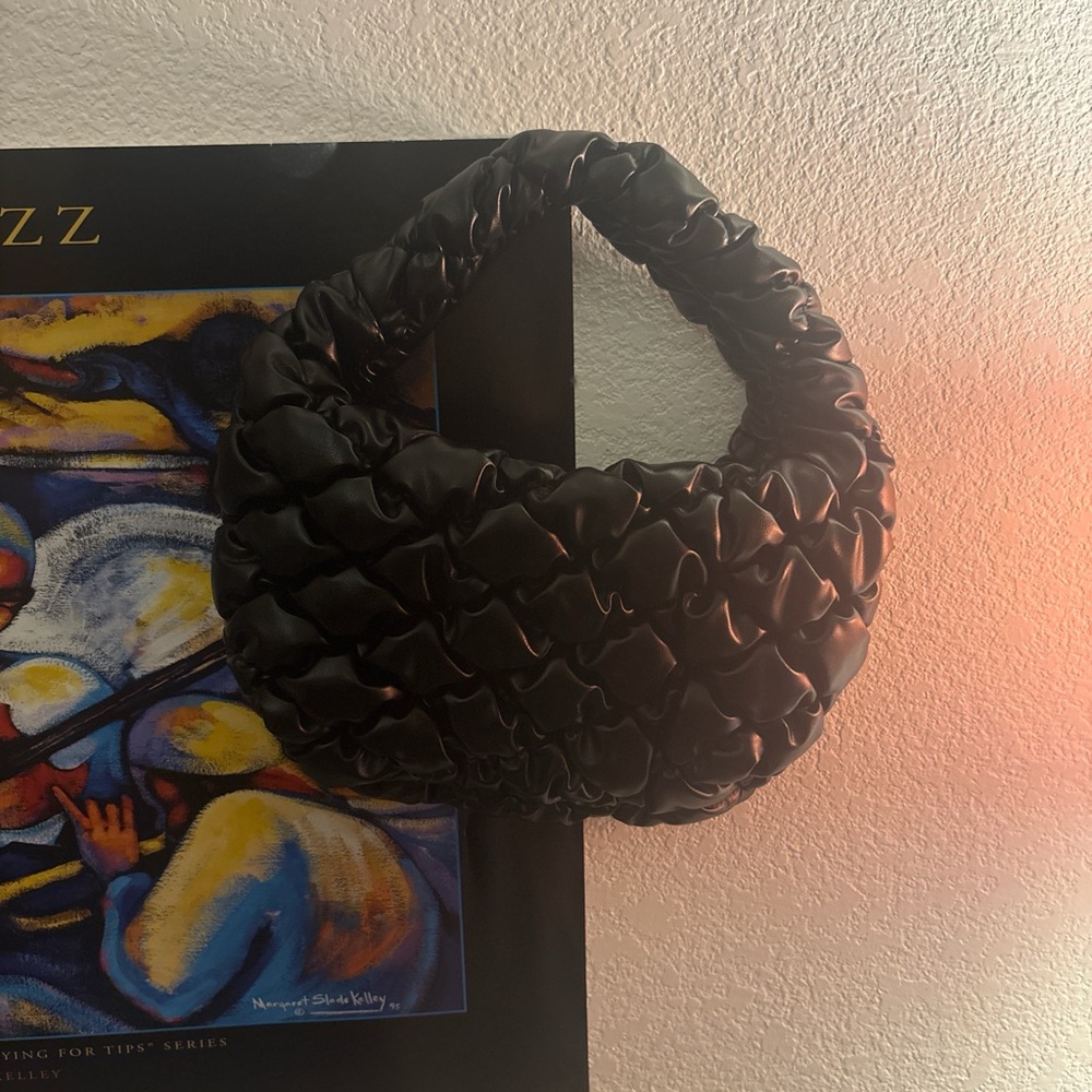 a new day Black Quilted bag